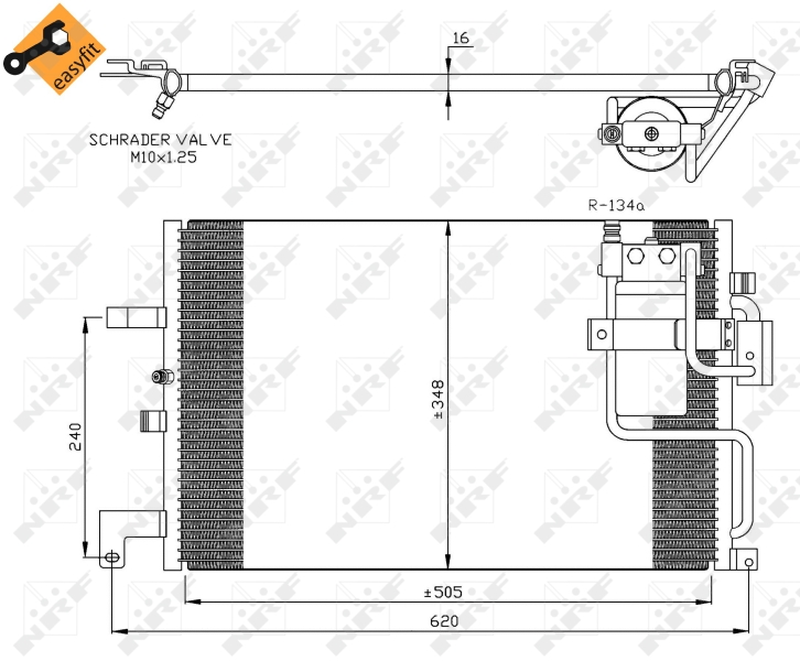 Airco condensor NRF 35299