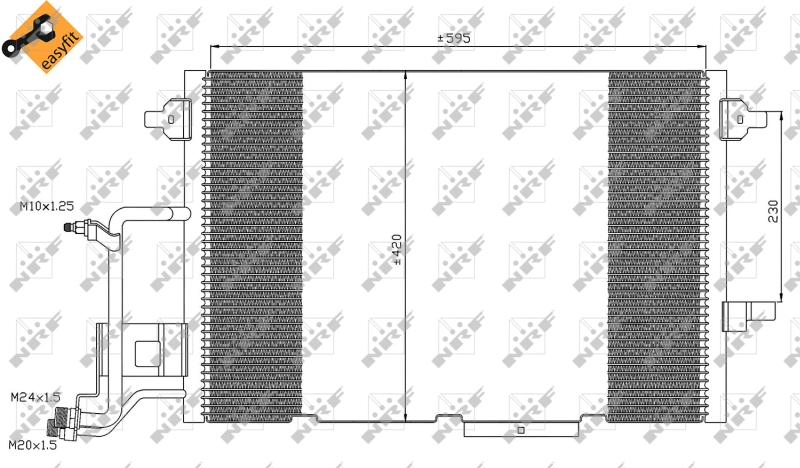 NRF Airco condensor 35317
