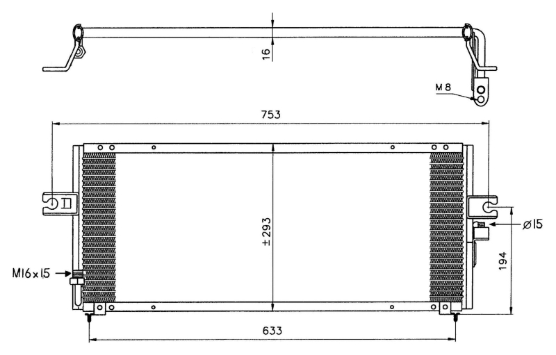 Airco condensor NRF 35331