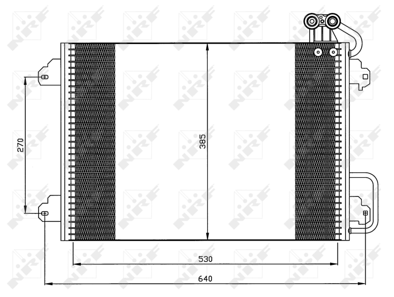 NRF Airco condensor 35340