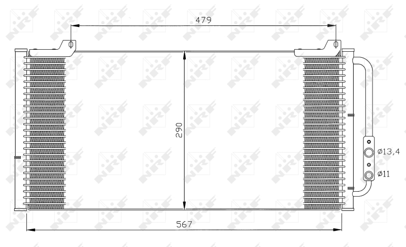 Airco condensor NRF 35346