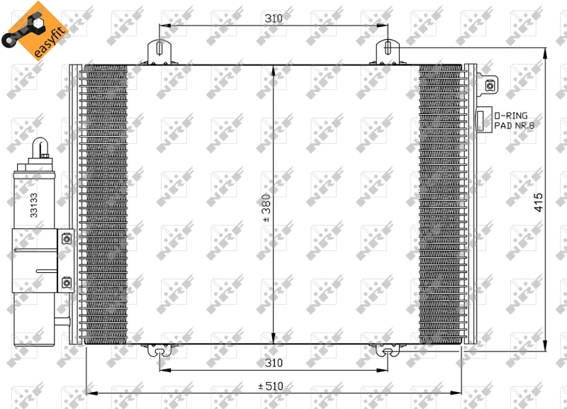 Airco condensor NRF 35379