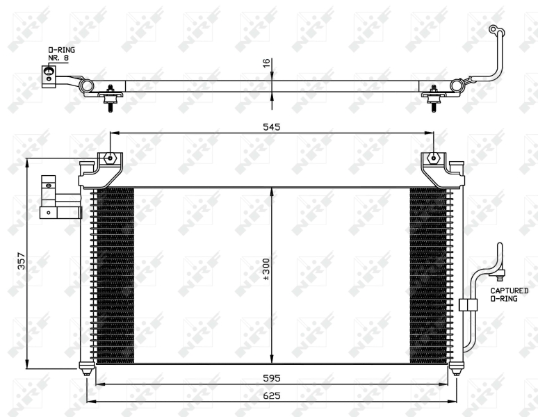 Airco condensor NRF 35386