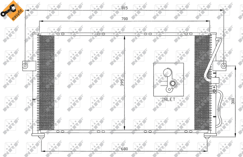 Airco condensor NRF 35396