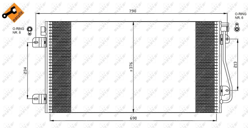 Airco condensor NRF 35484