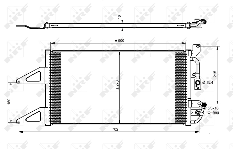 Airco condensor NRF 35489