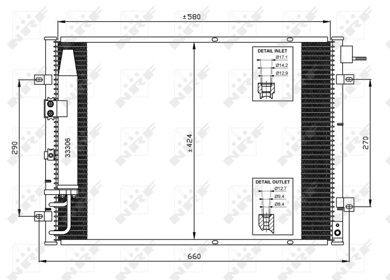 Airco condensor NRF 35515