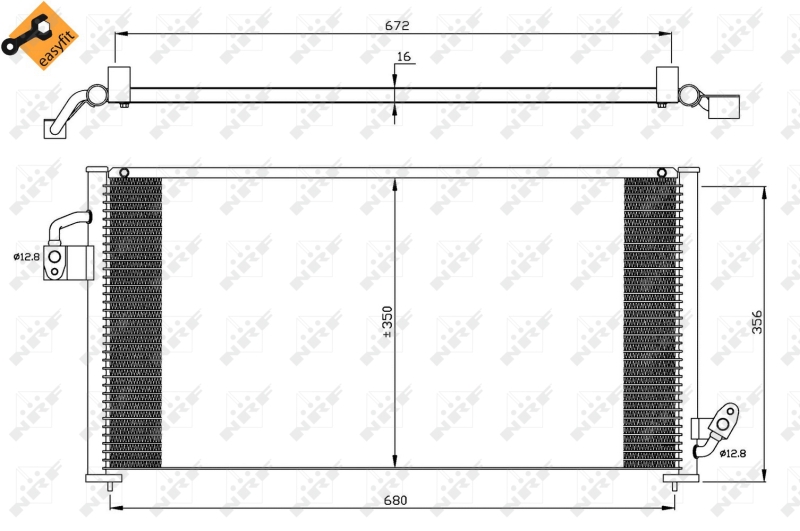 Airco condensor NRF 35523