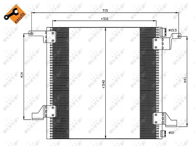 Airco condensor NRF 35526