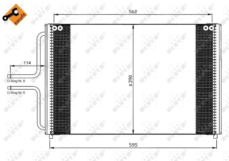 Airco condensor NRF 35533