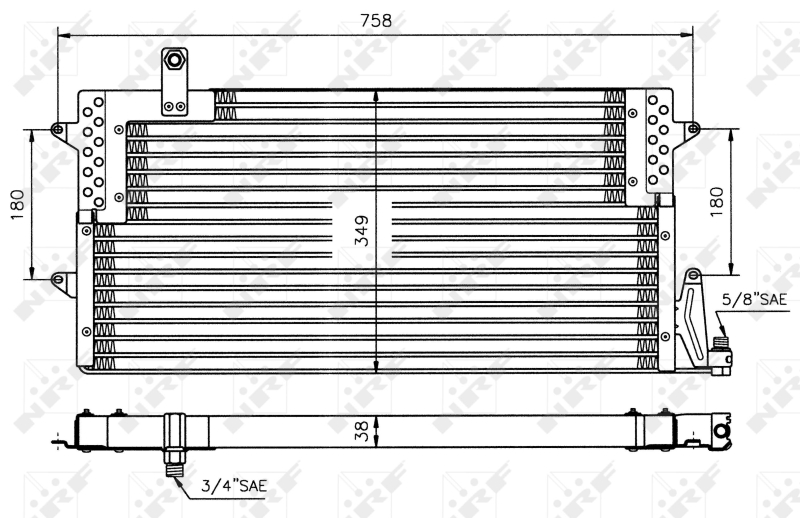 Airco condensor NRF 35534