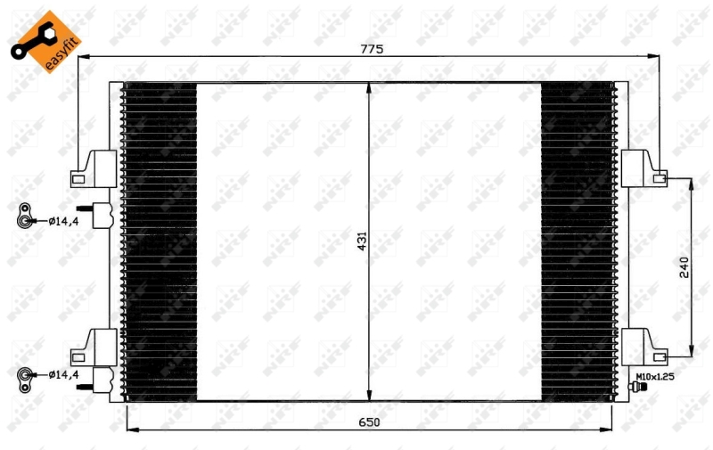 Airco condensor NRF 35557