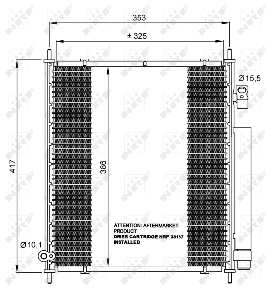 Airco condensor NRF 35562