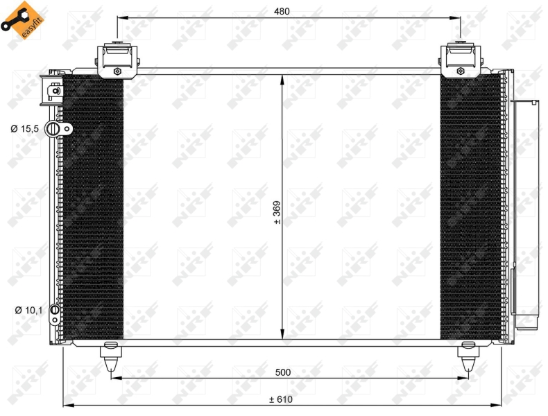 Airco condensor NRF 35592