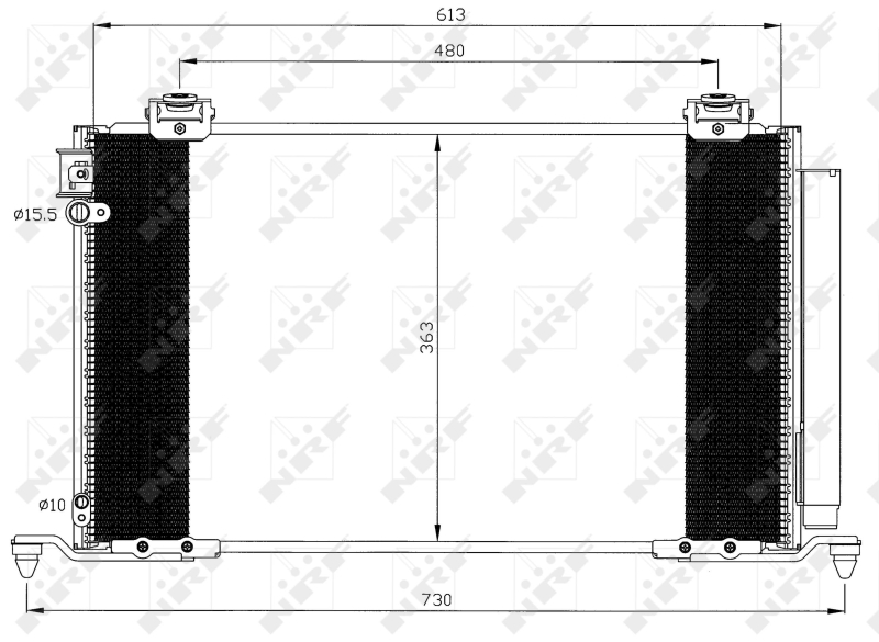 Airco condensor NRF 35595