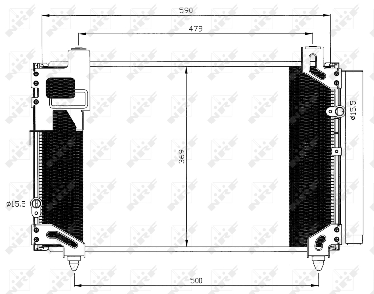 Airco condensor NRF 35596