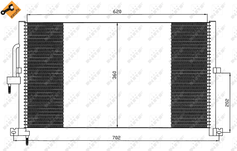 Airco condensor NRF 35603