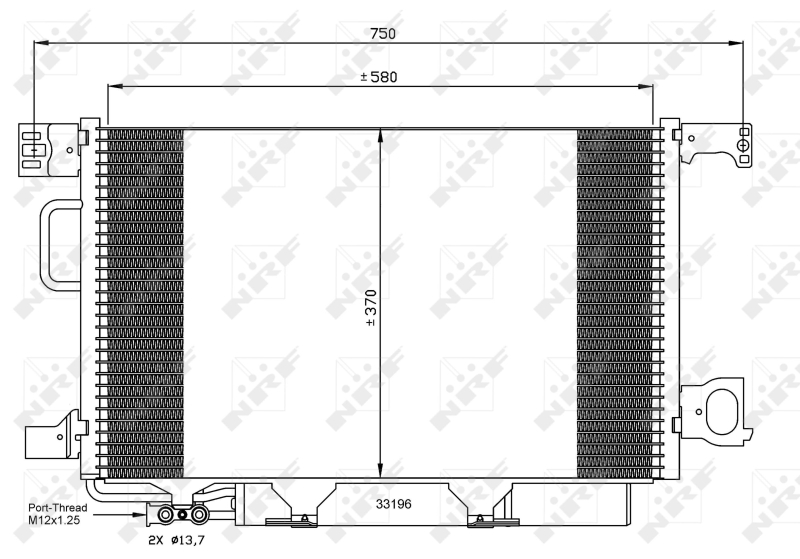 Airco condensor NRF 35623