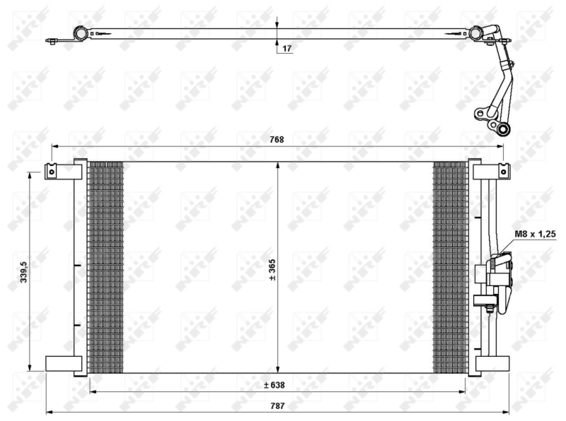 Airco condensor NRF 35640