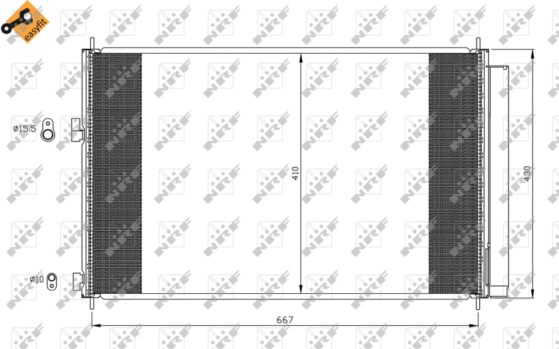 Airco condensor NRF 35641