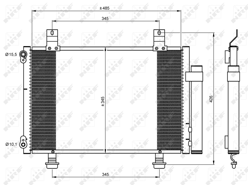 Airco condensor NRF 35645