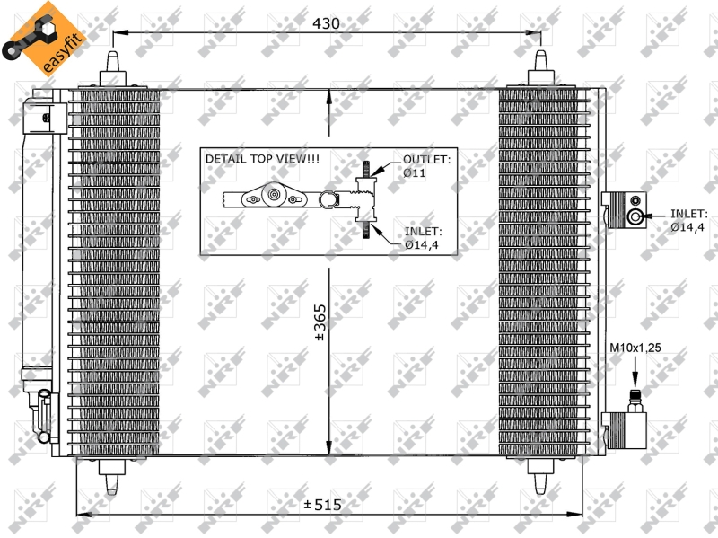 Airco condensor NRF 35649