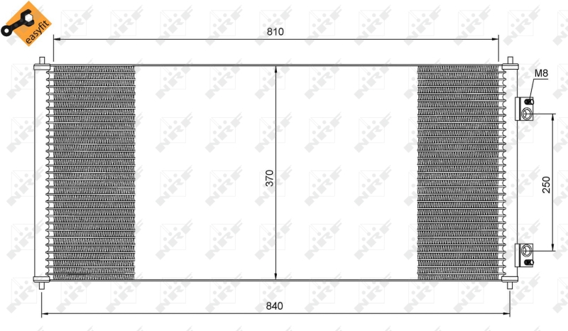 Airco condensor NRF 35651