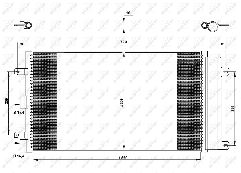 Airco condensor NRF 35752