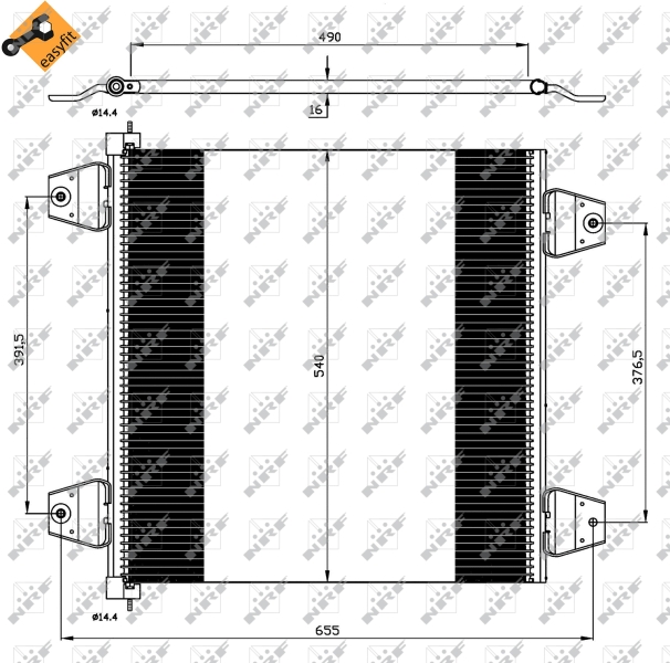 NRF Airco condensor 35757