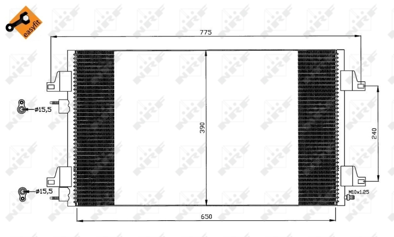 Airco condensor NRF 35760