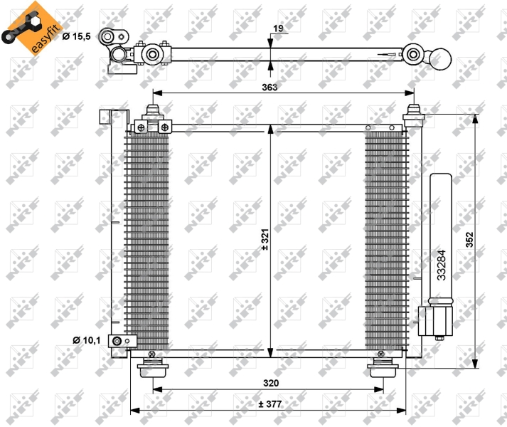 Airco condensor NRF 35764