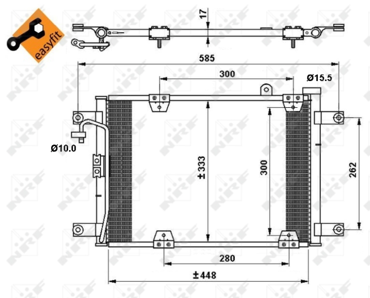 Airco condensor NRF 35768