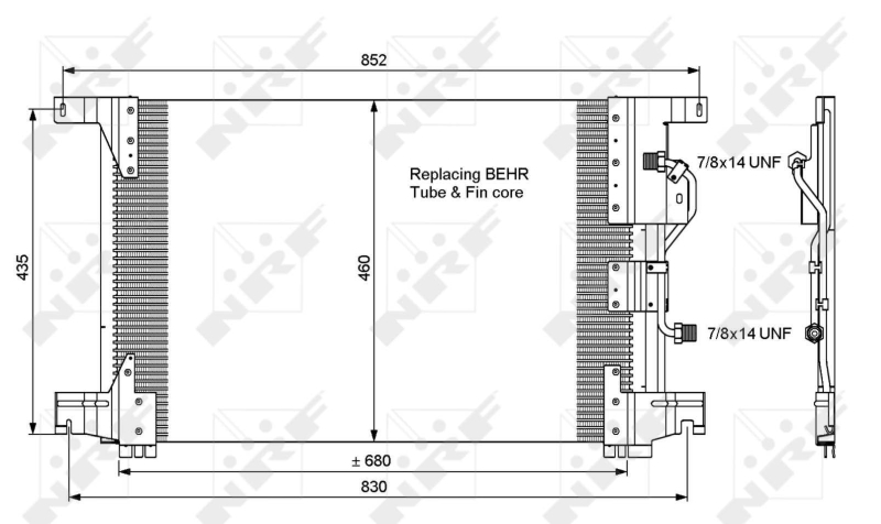 Airco condensor NRF 35772