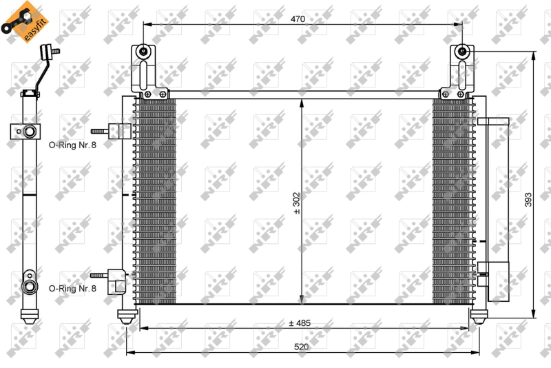 Airco condensor NRF 35796