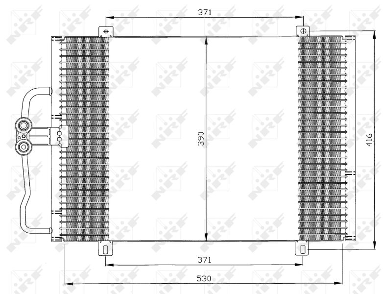 Airco condensor NRF 35833