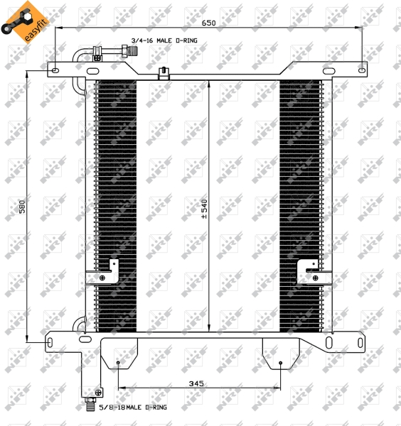 Airco condensor NRF 35837