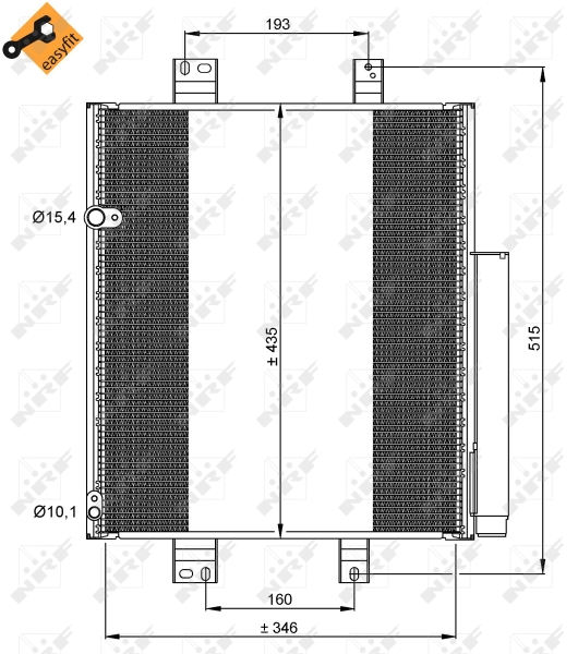 Airco condensor NRF 35853