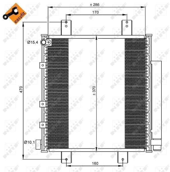 Airco condensor NRF 35856