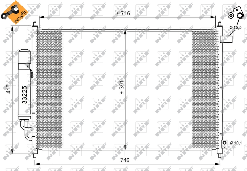 Airco condensor NRF 35866