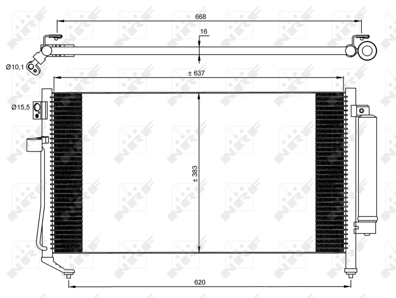 Airco condensor NRF 35869