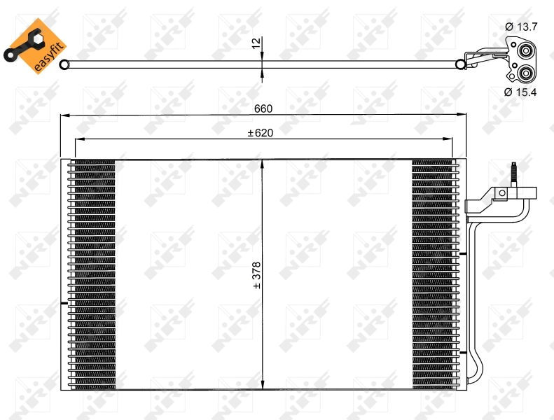 Airco condensor NRF 35882