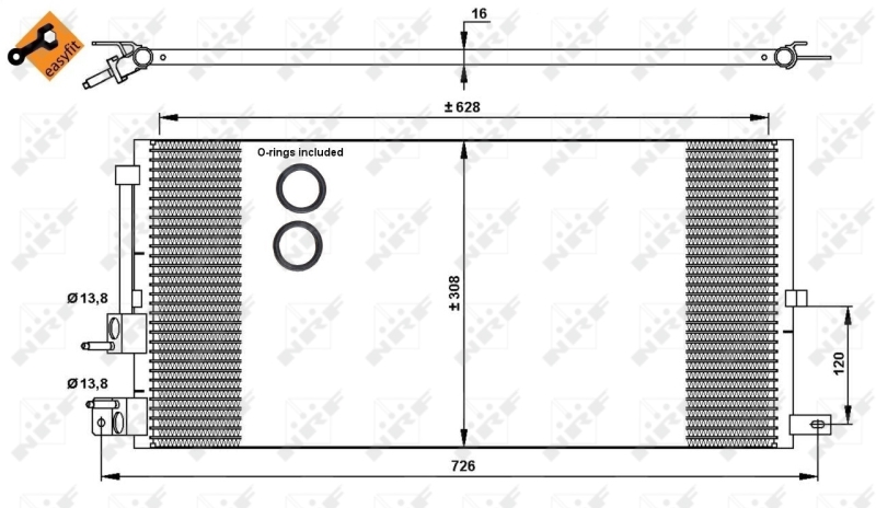 Airco condensor NRF 35885