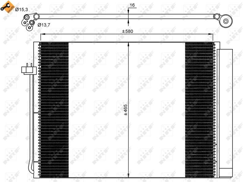 Airco condensor NRF 35906