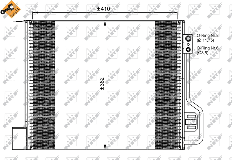 Airco condensor NRF 35937