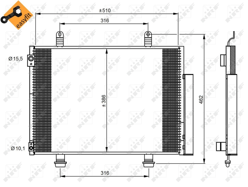 Airco condensor NRF 35944