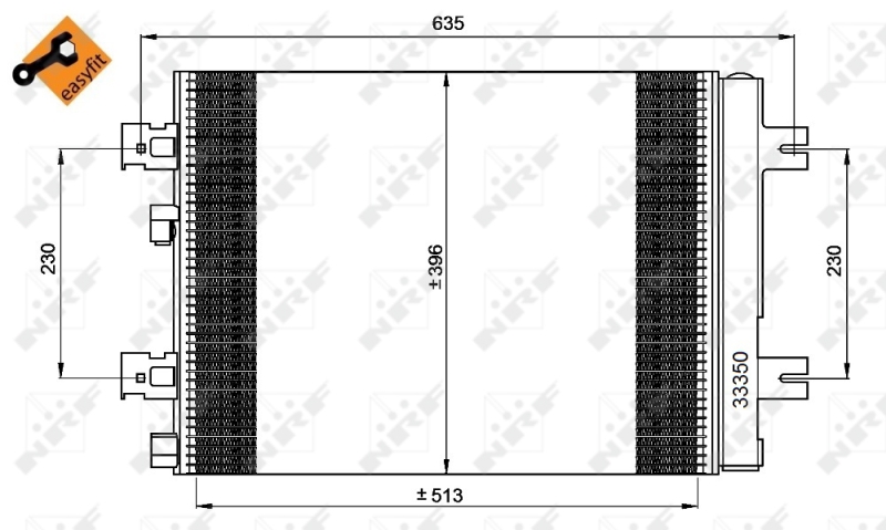 Airco condensor NRF 35947