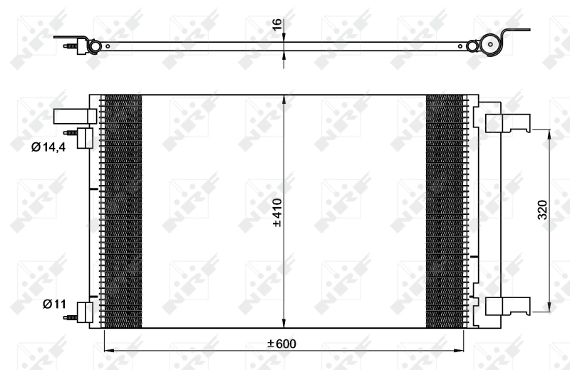 Airco condensor NRF 35948