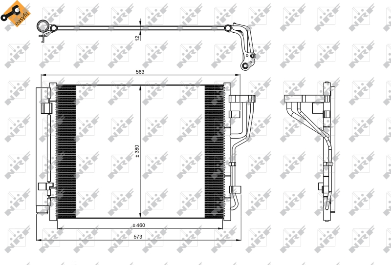 Airco condensor NRF 35986