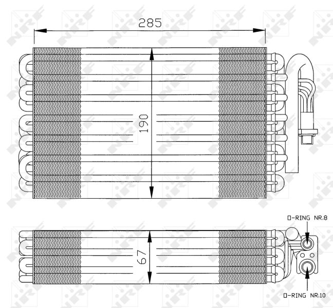 NRF Airco verdamper 36026