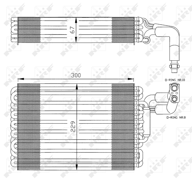 NRF Airco verdamper 36030